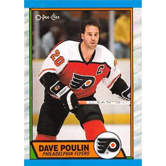 Řadové karty - Poulin Dave - 1989-90 O-Pee-Chee No.115