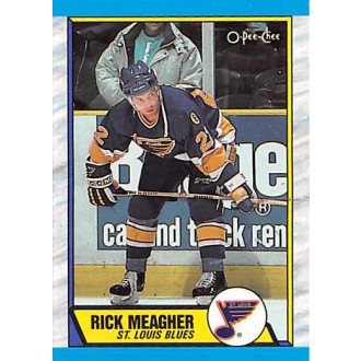 Řadové karty - Meagher Rick - 1989-90 O-Pee-Chee No.116