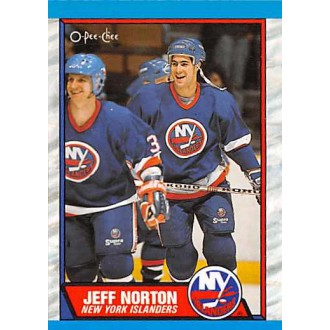 Řadové karty - Norton Jeff - 1989-90 O-Pee-Chee No.120