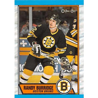 Řadové karty - Burridge Randy - 1989-90 O-Pee-Chee No.121