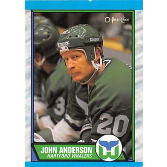 Řadové karty - Anderson John - 1989-90 O-Pee-Chee No.124