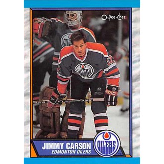 Řadové karty - Carson Jimmy - 1989-90 O-Pee-Chee No.127