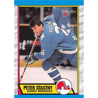 Řadové karty - Stastny Peter - 1989-90 O-Pee-Chee No.143