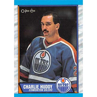 Řadové karty - Huddy Charlie - 1989-90 O-Pee-Chee No.158