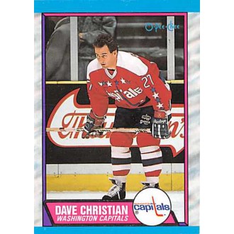 Řadové karty - Christian Dave - 1989-90 O-Pee-Chee No.159