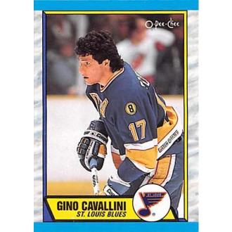 Řadové karty - Cavallini Gino - 1989-90 O-Pee-Chee No.176