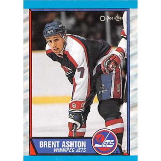 Řadové karty - Ashton Brent - 1989-90 O-Pee-Chee No.181