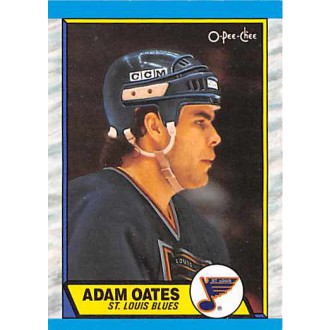 Řadové karty - Oates Adam - 1989-90 O-Pee-Chee No.185