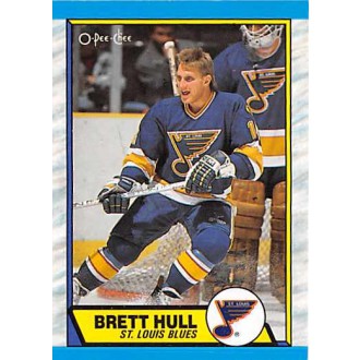 Řadové karty - Hull Brett - 1989-90 O-Pee-Chee No.186