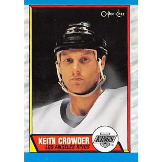 Řadové karty - Crowder Keith - 1989-90 O-Pee-Chee No.199
