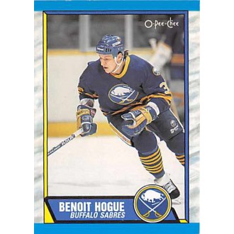 Řadové karty - Hogue Benoit - 1989-90 O-Pee-Chee No.201