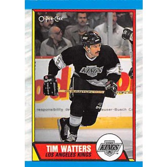 Řadové karty - Watters Tim - 1989-90 O-Pee-Chee No.212