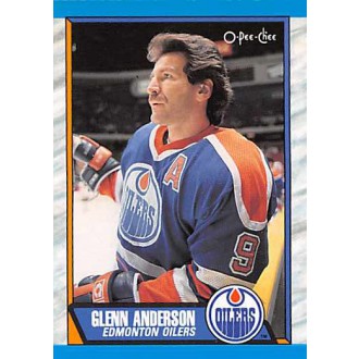 Řadové karty - Anderson Glenn - 1989-90 O-Pee-Chee No.226