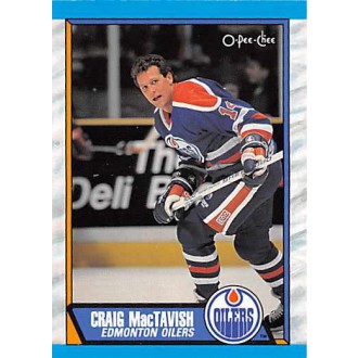 Řadové karty - MacTavish Craig - 1989-90 O-Pee-Chee No.230
