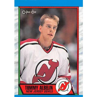 Řadové karty - Albelin Tommy - 1989-90 O-Pee-Chee No.241