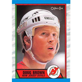 Řadové karty - Brown Doug - 1989-90 O-Pee-Chee No.242