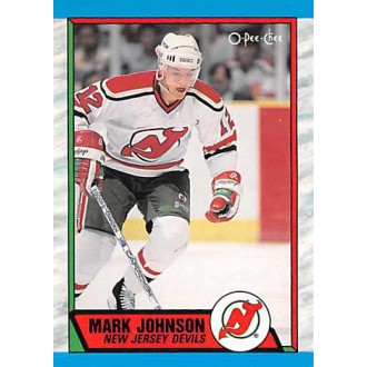 Řadové karty - Johnson Mark - 1989-90 O-Pee-Chee No.244