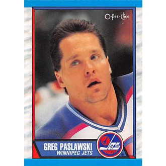 Řadové karty - Paslawski Greg - 1989-90 O-Pee-Chee No.268