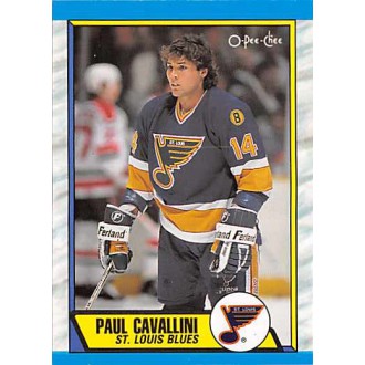 Řadové karty - Cavallini Paul - 1989-90 O-Pee-Chee No.269