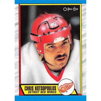 Řadové karty - Kotsopoulos Chris - 1989-90 O-Pee-Chee No.279