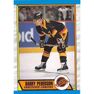 Řadové karty - Pederson Barry - 1989-90 O-Pee-Chee No.281