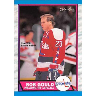 Řadové karty - Gould Bob - 1989-90 O-Pee-Chee No.289