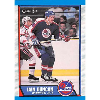 Řadové karty - Duncan Iain - 1989-90 O-Pee-Chee No.293