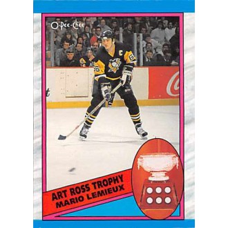 Řadové karty - Lemieux Mario - 1989-90 O-Pee-Chee No.319