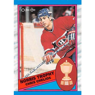 Řadové karty - Chelios Chris - 1989-90 O-Pee-Chee No.323