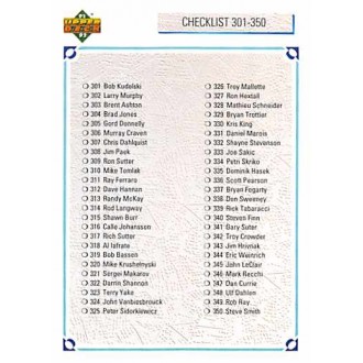 Řadové karty - Checklist 301-400 - 1991-92 Upper Deck No.400