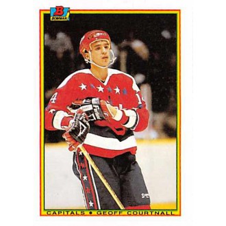 Řadové karty - Courtnall Geoff - 1990-91 Bowman No.73