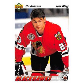 Řadové karty - Grimson Stu - 1991-92 Upper Deck No.416