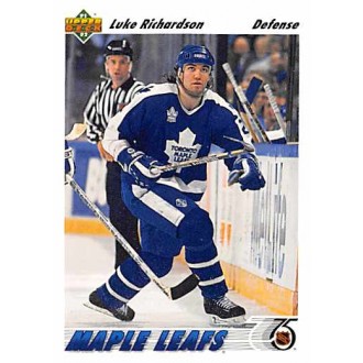 Řadové karty - Richardson Luke - 1991-92 Upper Deck No.418