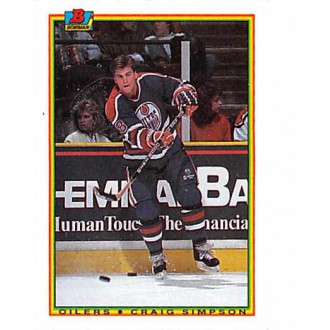Řadové karty - Simpson Craig - 1990-91 Bowman No.201