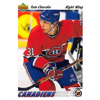 Řadové karty - Chorske Tom - 1991-92 Upper Deck No.427