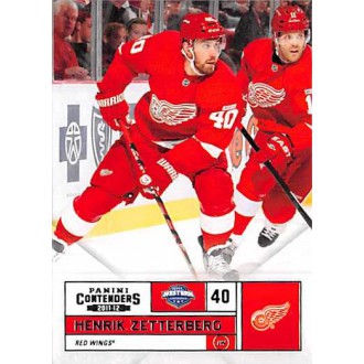 Řadové karty - Zetterberg Henrik - 2011-12 Contenders No.40