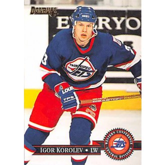 Řadové karty - Korolev Igor - 1995-96 Donruss No.352