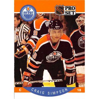 Řadové karty - Simpson Craig - 1990-91 Pro Set No.95