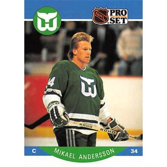 Řadové karty - Andersson Mikael - 1990-91 Pro Set No.98