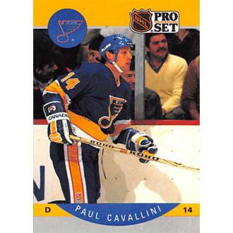 Řadové karty - Cavallini Paul - 1990-91 Pro Set No.262