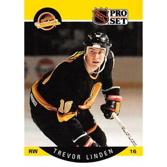 Řadové karty - Linden Trevor - 1990-91 Pro Set No.299