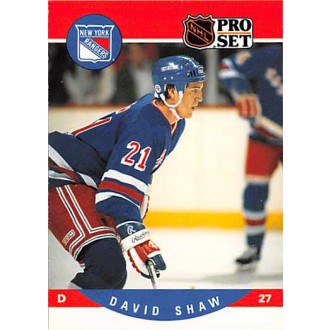 Řadové karty - Shaw David - 1990-91 Pro Set No.495