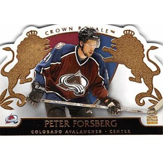 Řadové karty - Forsberg Peter - 2002-03 Crown Royale No.23