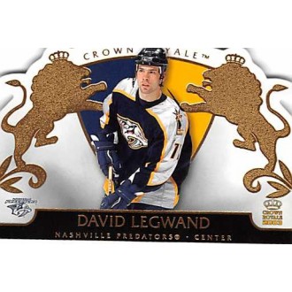 Řadové karty - Legwand David - 2002-03 Crown Royale No.54