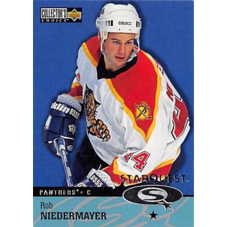 Insertní karty - Niedermayer Rob - 1997-98 Collectors Choice StarQuest No.SQ18