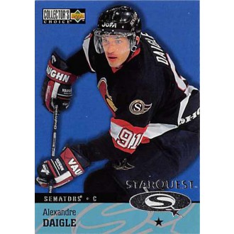 Insertní karty - Daigle Alexandre - 1997-98 Collectors Choice StarQuest No.SQ25