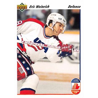Řadové karty - Weinrich Eric - 1991-92 Upper Deck No.509