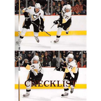 Řadové karty - Malkin Evgeni - 2007-08 Upper Deck No.450