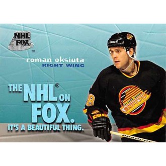Insertní karty - Oksiuta Roman - 1995-96 SkyBox Impact NHL On Fox No.2