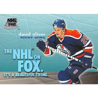 Insertní karty - Oliver David - 1995-96 SkyBox Impact NHL On Fox No.3